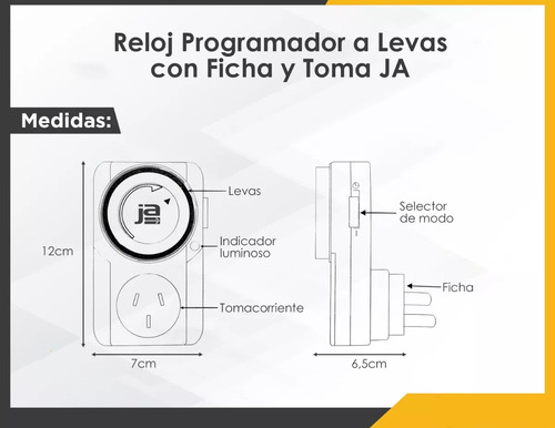 Timer Temporizador Mecanico Para Enchufe 10a 220v