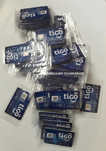 Sim Card Tigo 4g Lte Paquete X 200 Und. Envio Gratis Nuevas