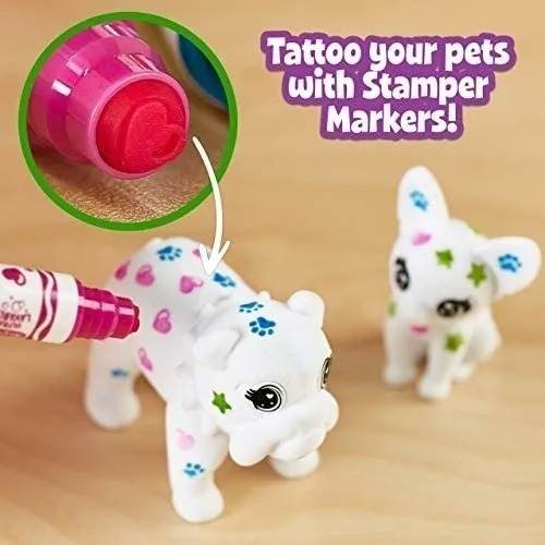 Juguete Para Pintar Mascotas Crayolas Pet Tattoo Y Salon