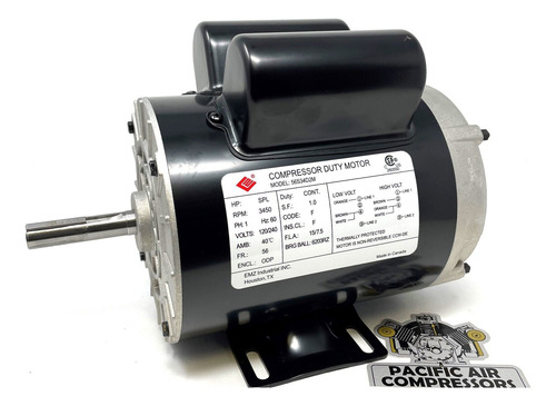 Mc037100sj Replacement Motor 120/240v 5/8'' Shaft 3450 R Bbs