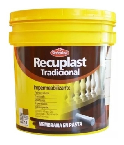 Recuplast Tradicional Blanco /rojo /verde X 10 Litros