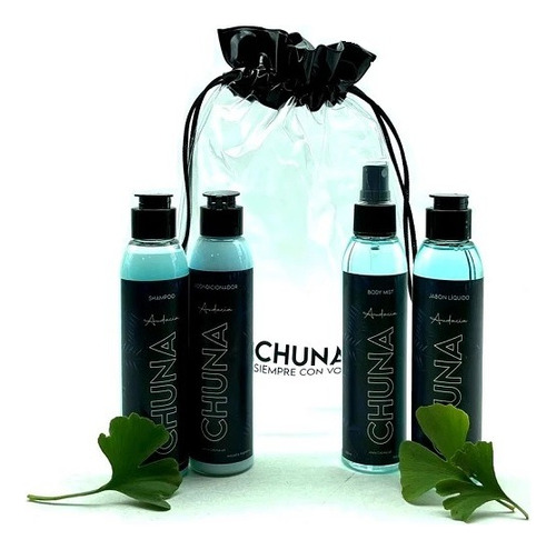 Combo Set  Ducha Viaje Hombre Regalo Shampoo Acondicionador