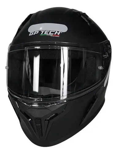 Capacete Gp Tech Sense Mono Preto Fosco | Frete grátis
