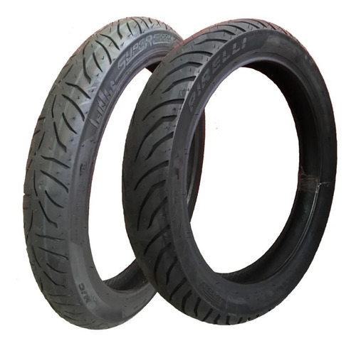 Par Pneu Titan 150/160 90/90-18 + 80/100-18 Pirelli S/camara