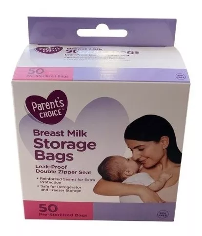 Parent Choice 50 Bolsas Leche Materna