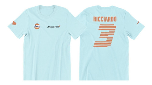 Playera Mclaren Gulf - Ricciardo - F1