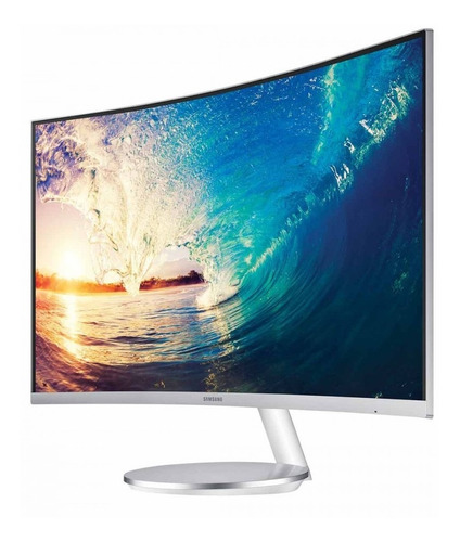 Monitor curvo Samsung C27F591FD led 27" plateado 100V/240V