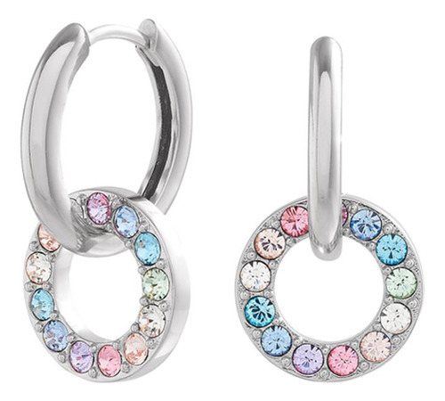 Aretes Olivia Burton Rainbow Chapa Plata Objrbe15 Para Mujer