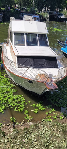Crucero Flamingo 850 - 1980 Doble Comando - Flybridge