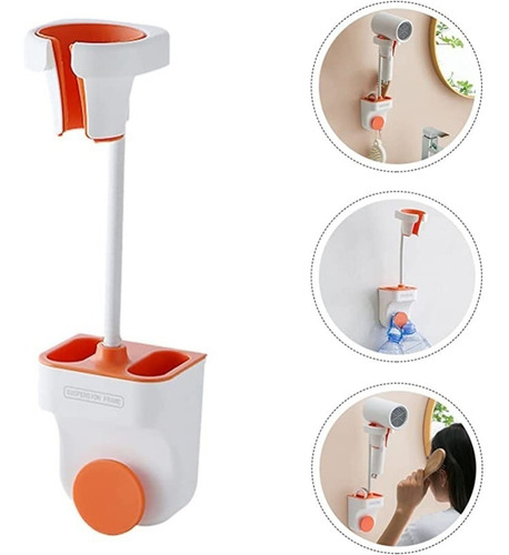 Soporte Para Secador De Cabello Organizador De Multiusos