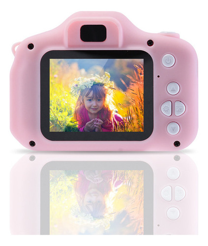 Mini Câmera Slr Esportiva Para Crianças Com Design De Anime