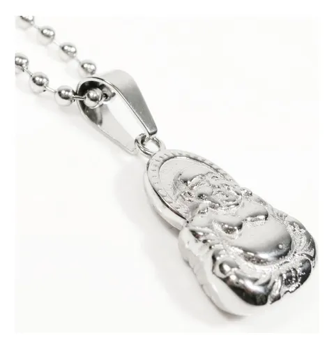 Collar Con Colgante De Buda Sonriente De Gran Barriga De