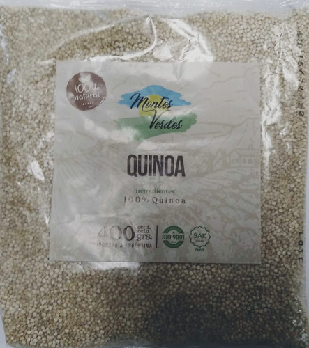 Semillas De Quinoa Montes Verdes 400 Gramos