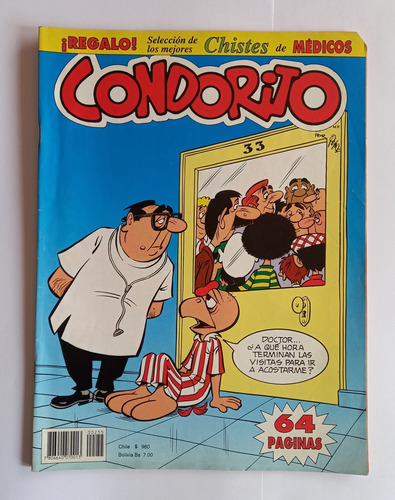 Condorito N° 255 Año 1995 Selec.chistes Médicos /ver Descrip