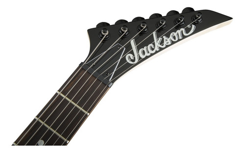 Imagen 4 de 4 de Guitarra eléctrica Jackson JS Series JS12 dinky de álamo gloss black brillante con diapasón de amaranto