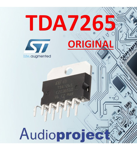 Tda7265 - Circuito Integrado 2x25 W Original - Audioproject