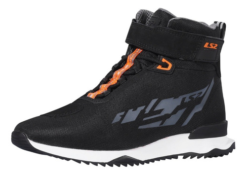 Botas Moto Ls2 Acrux Man Negro Naranja  Delcar Motos ®