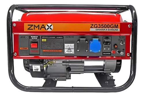 Gerador De Energia À Gasolina 3.5 Kva Bivolt Oleo 4t Zmax
