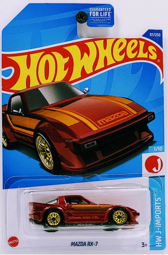 Hot Wheels - 1/10 - Mazda Rx-7 - 1/64 - Hcx24