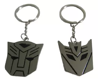 Llavero Transformers O Decepticons Acero Autobots