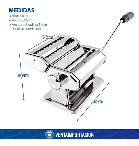 Maquina De Fideos Tallarin Cinta Fabrica Pastas Estira Masa