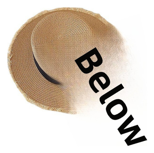 Sombrero De Paja Con Ala Sobredimensionada, Protección Solar