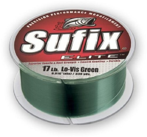 Sufix Elite 12 Lb Fishing Line (verde, Tamaño- 330 Yd Spool)