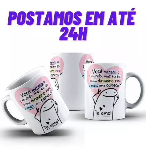 Caneca de Cerâmica Personalizada Flork Memes