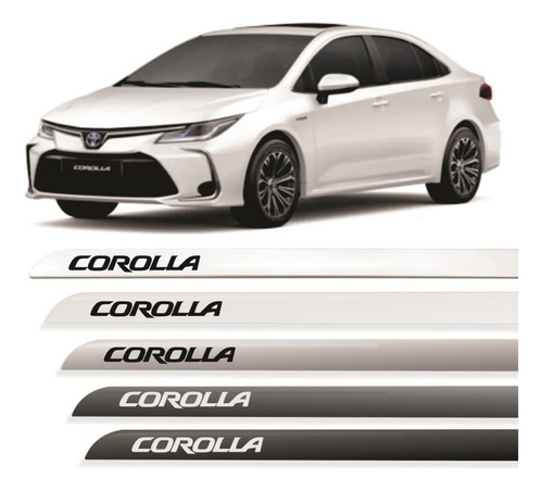 Friso Lateral Porta Toyota Corolla Cor Original 2022 2023