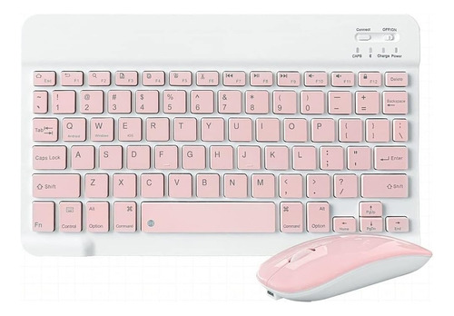 Teclado Bluetooth Con Ratón Soporte De Teléfono/tablet