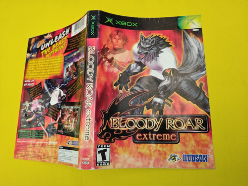 Portada Bloody Roar Extreme Xbox Clasico *no Incluye Juego*