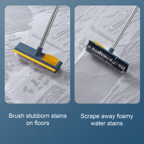 Cepillo Para Fregar Pisos T Cleaning Con Mango Largo, 2 En 1