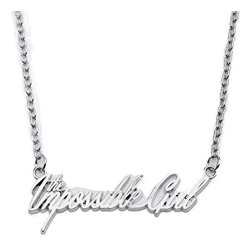 E Dr Doctor Who - Impossible Girl Collar Plateado