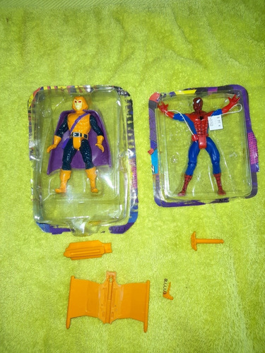 Set De Figuras Spiderman Y Duende Naranja