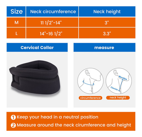 Willcom Neck Support Brace For Snoring Sleep Apnea, Soft