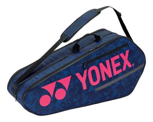 Raquetero Yonex Team Bag 6r Navy Pink 2021 Color Azul marino/Rosa