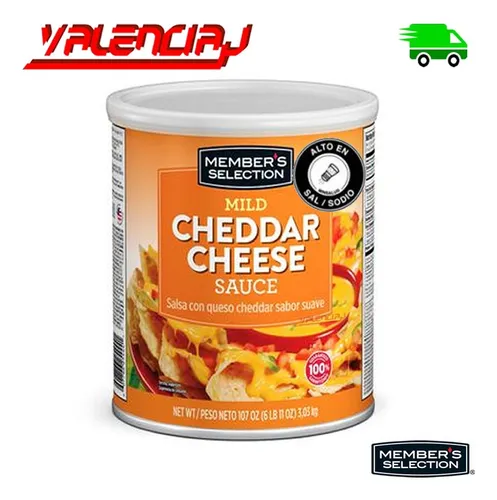 Salsa Chedar Members Sabor Suave 3 K