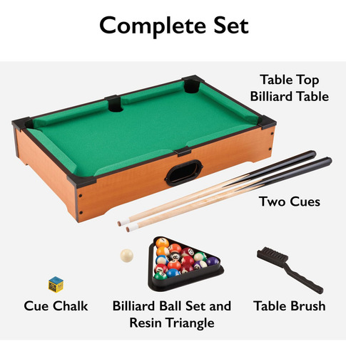 Mainstreet Classics Juego De Billar/piscina Miniatura De