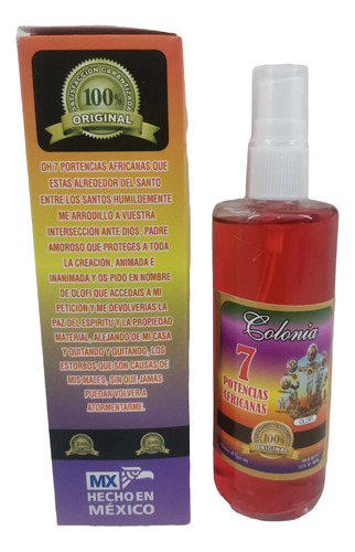 Loción 7 Potencias Africanas Prosperidad Bienestar + Regalo