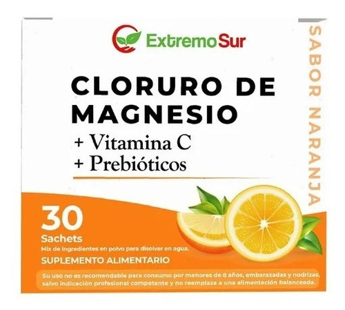 Cloruro De Magnesio Sabor Naranja - 30 Sachets. Agronewen