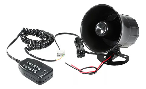 Megafone De Motocicleta Buzina Siren Police Sound