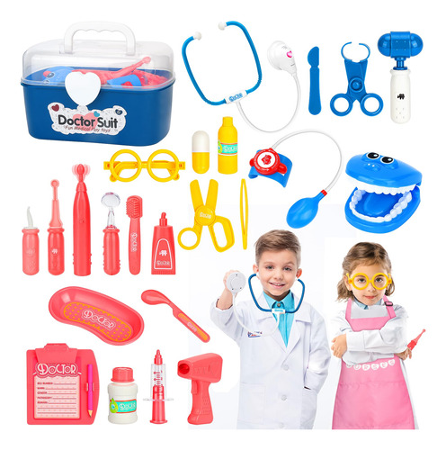 Hapgo Kit De Medico Para Ninos Pequenos De 3 A 5 Anos: Kit D