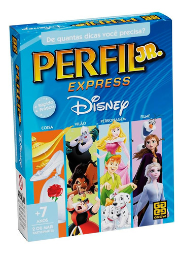 Perfil Express Junior - Disney - Jogo De Cartas Grow