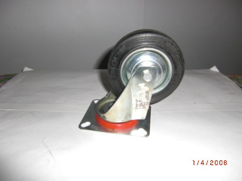 Imagen 2 de 2 de Rueda Giratoria Con Base De Metal De 5 Pulgadas