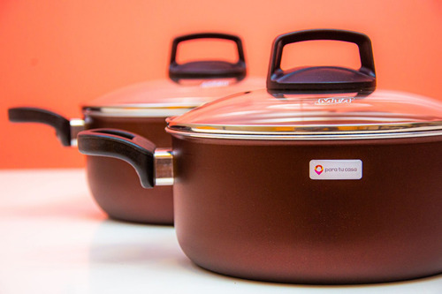 Batería Cocina Olla Cacerola Aluminio Teflón Florence 7p Mta