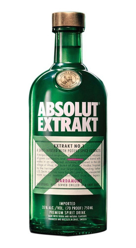 Botella Absolut Extrakt 750ml Coleccionable Ed Especial