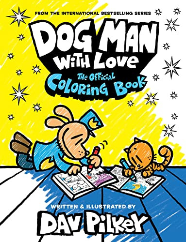 Book : Dog Man With Love The Official Coloring Book -...