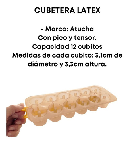 Imagen 4 de 6 de Cubetera De Latex Atucha Excelente Calidad