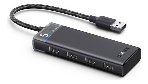 Hub Usb-c 4 En 1 Cm653 Ugreen Usb-a 3.0 Con Indicador Led 5g