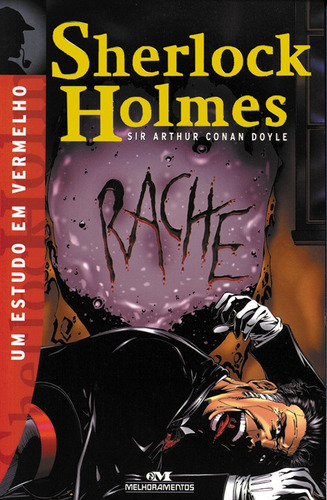Sherlock Holmes: Um Estudo em Vermelho, de Doyle, Sir Arthur Conan. Série Sherlock Holmes Editora Melhoramentos Ltda., capa mole em português, 2010